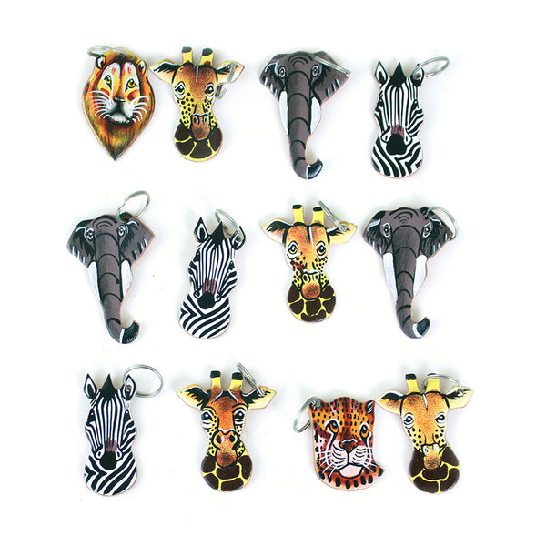 Leather Animal Key Chains