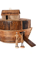 African Banana Fiber Noah's Ark with Animals