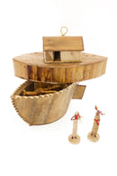 African Banana Fiber Noah's Ark with Animals