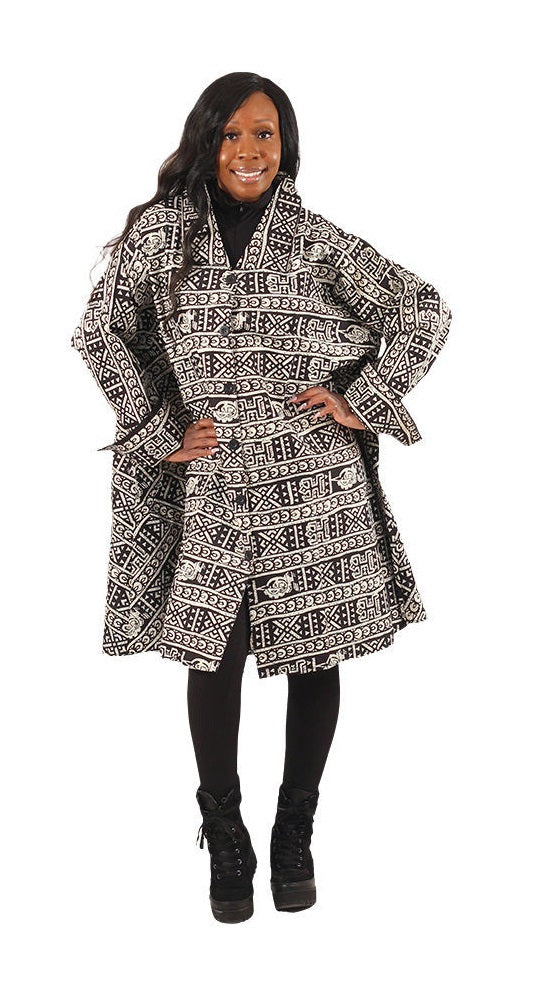 African Tribal Print Smock Dress | Afrotise.com