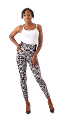 African Print Leggings : Medium - Large
