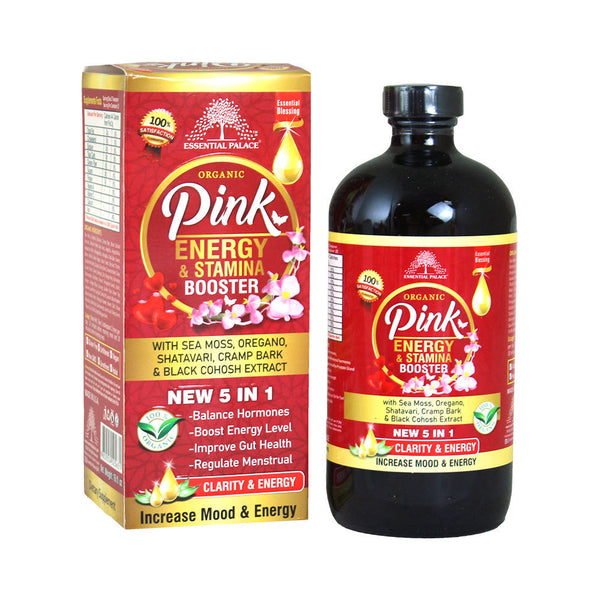 Organic Pink Energy Stamina Bitters