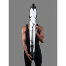 44" Cameroon Fang Mask: Black & White