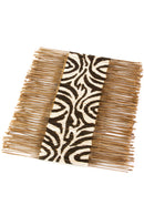 Zebra Print Twig Table Runner