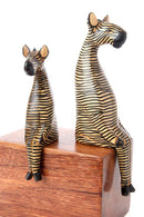 Kenyan Jacaranda Ledge Lounging Zebras