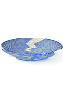 20" Blue Lightning Design Grain Basket