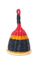 Purple, Pink & Orange Woven Elephant Grass Rattles