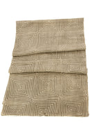 Grey Segou Squares Organic Cotton Mudcloth Throw