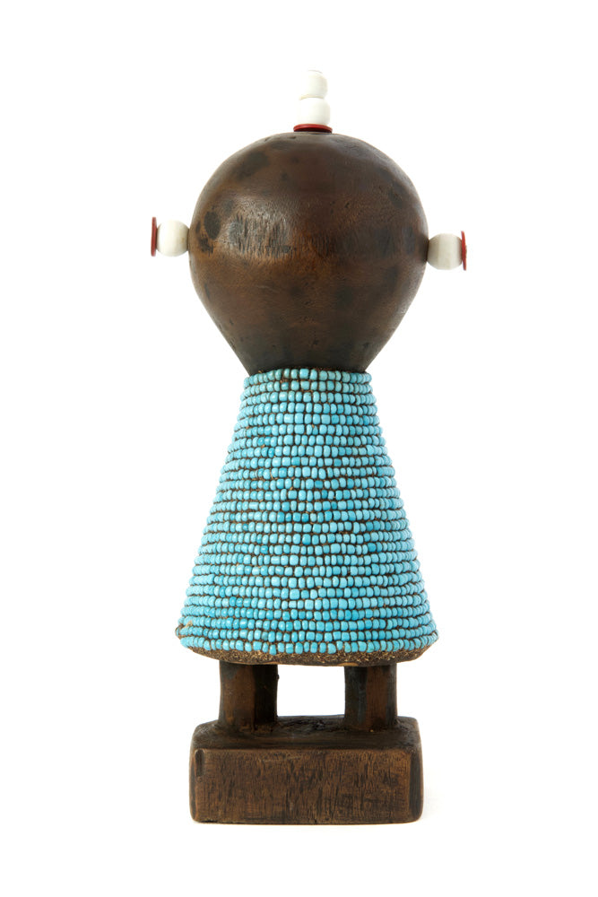 8" Blue Beaded Namji Doll