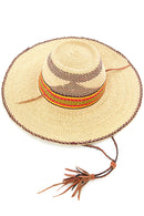 Ghanaian Straw Sun Hat - Assorted Colours & Designs