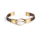 Wire Cowrie Shell Bracelet