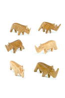 Dozen Miniature Jacaranda Rhinos