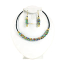 Maasai Bead Choker & Earrings