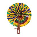 Kente Print Folding Fans