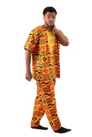 African Print Pant Set