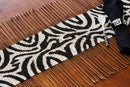 Zebra Print Twig Table Runner