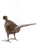 Recycled Metal Pheasant Sculpture from Zimbabwe