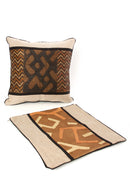 20" Criss-Cross Congo Raffia Pillow with Optional Insert