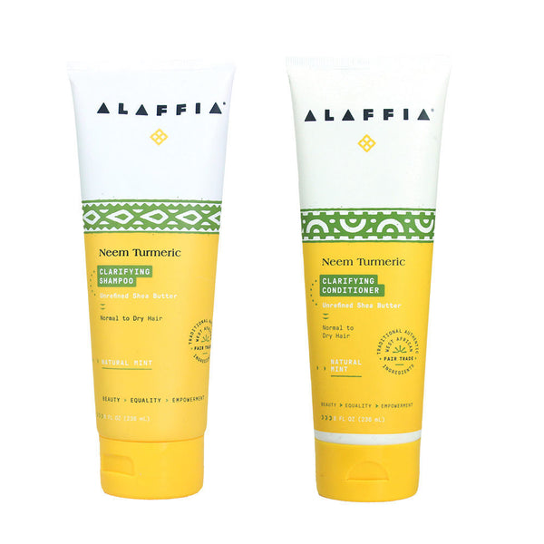 Alaffia Neem Turmeric Hair Treatment Set