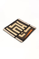 14" Criss-Cross Congo Raffia Pillow with Optional Insert