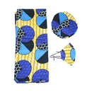 African Print Head Wrap/Mask/Hat Set