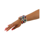 Paper Beaded Spiral Bracelet