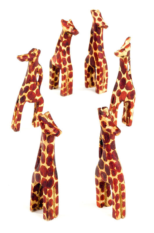 Dozen Miniature Jacaranda Giraffes