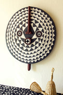 Medium Bwa Wooden Sun Mask