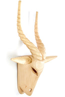 Kenyan Blonde Jacaranda Wood Antelope Mask