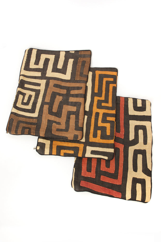 Congo Raffia Rectangle Pillow with Optional Insert