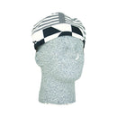 Black & White Kente Kufi Cap