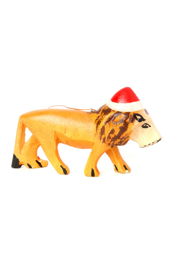 Santa's Little Lion Helper Ornament