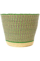 Bolga Storage Bins in Assorted Colors and Patterns