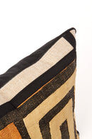 14" Criss-Cross Congo Raffia Pillow with Optional Insert