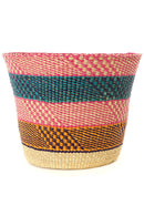 Bolga Storage Bins in Assorted Colors and Patterns