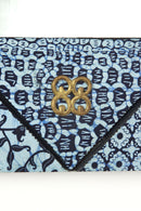 24" Square Bibire Wax Cloth Mirror