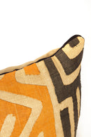 18" Congo Raffia Decorative Pillow with Optional Insert