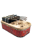 Small Square Recycled Tin Can Kalimba