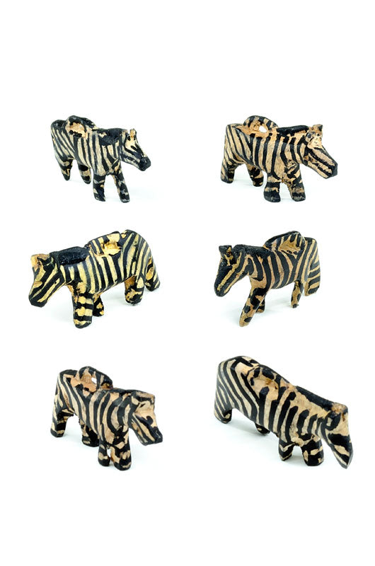 Dozen Miniature Jacaranda Zebras