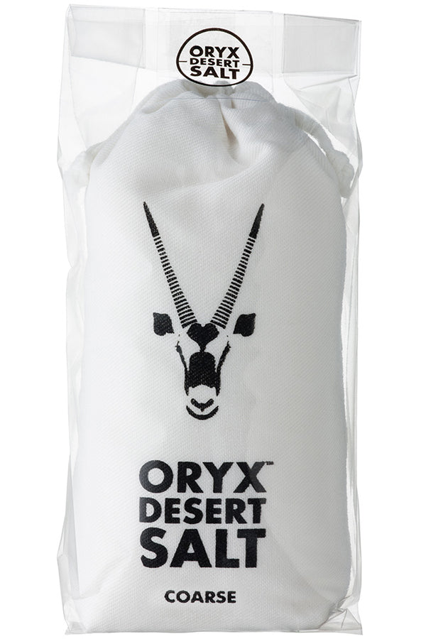 Oryx Desert Salt Course Salt in Handmade Cotton Bag