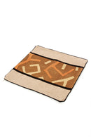 20" Criss-Cross Congo Raffia Pillow with Optional Insert