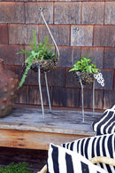 Small Recycled Metal Ostrich Bowls