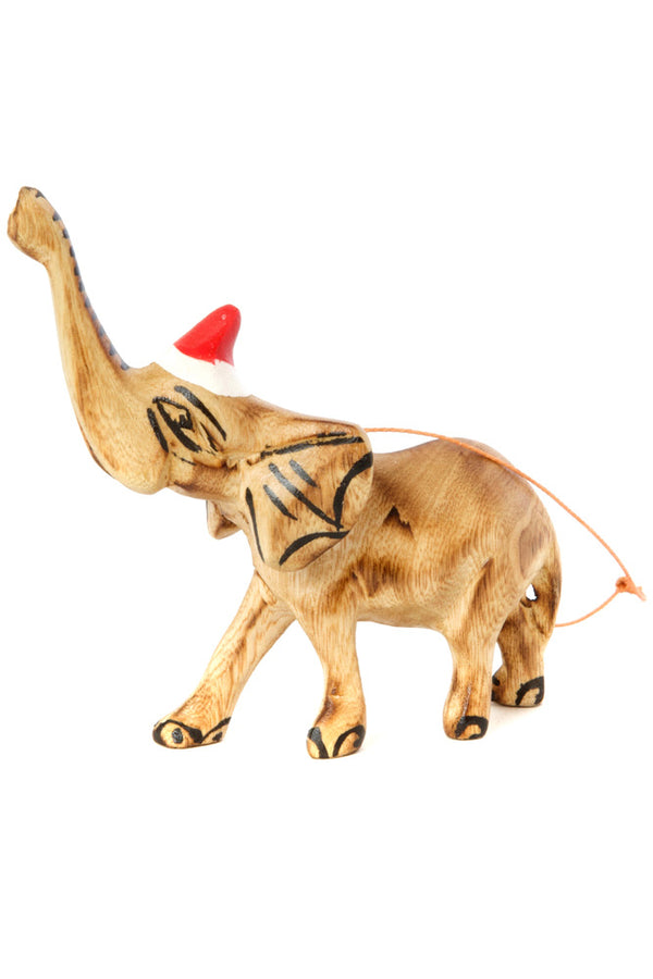 Santa's Little Elephant Helper Ornament