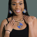 Ceremonial Maasai Choker & Earrings