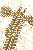 Zambian Hand Painted Dry Season Giraffe Table Runner