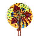 Kente Print Folding Fans