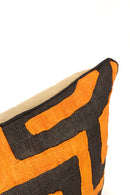 16" Congo Raffia Decorative Pillow with Optional Insert