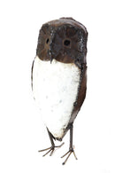 Recycled Metal Owl Sculptures