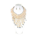 Large Cowrie Shell Necklace & Earrings
