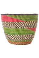 Bolga Storage Bins in Assorted Colors and Patterns